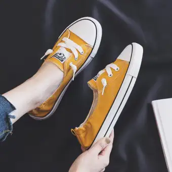 backless canvas shoes