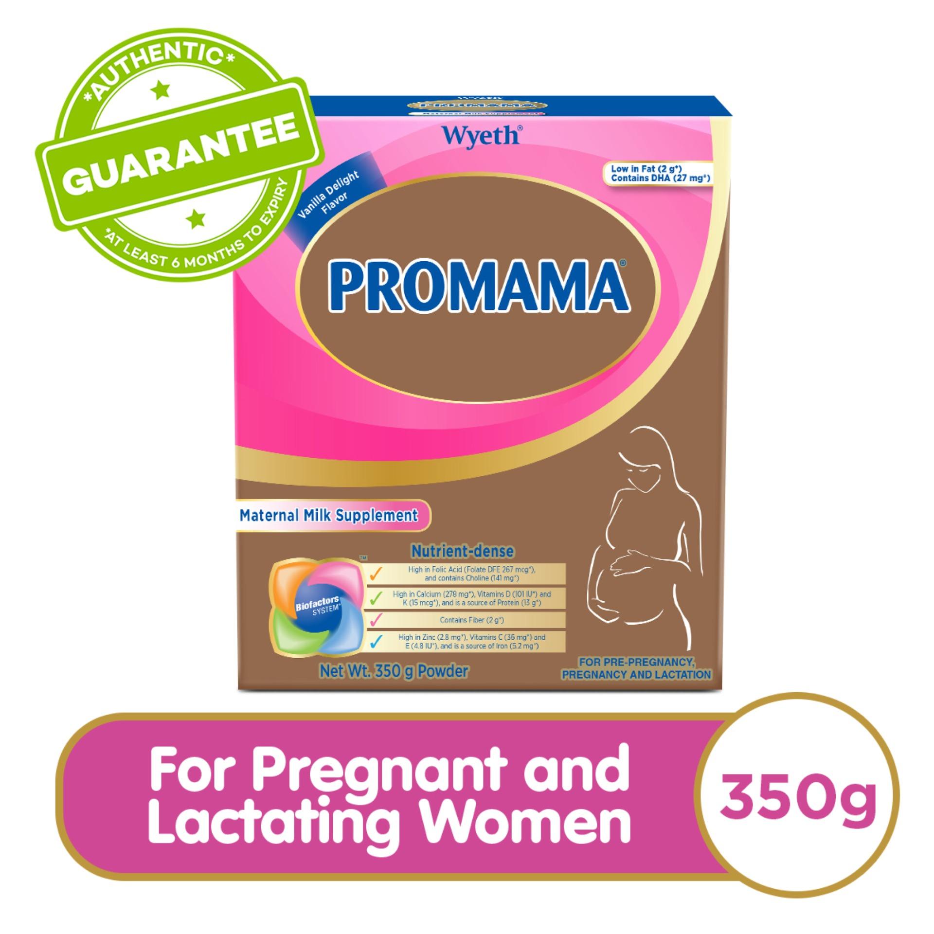 Wyeth Nutrition Promama For Pre Pregnancy Pregnancy And Lactating Women 350g Box 350g X 1