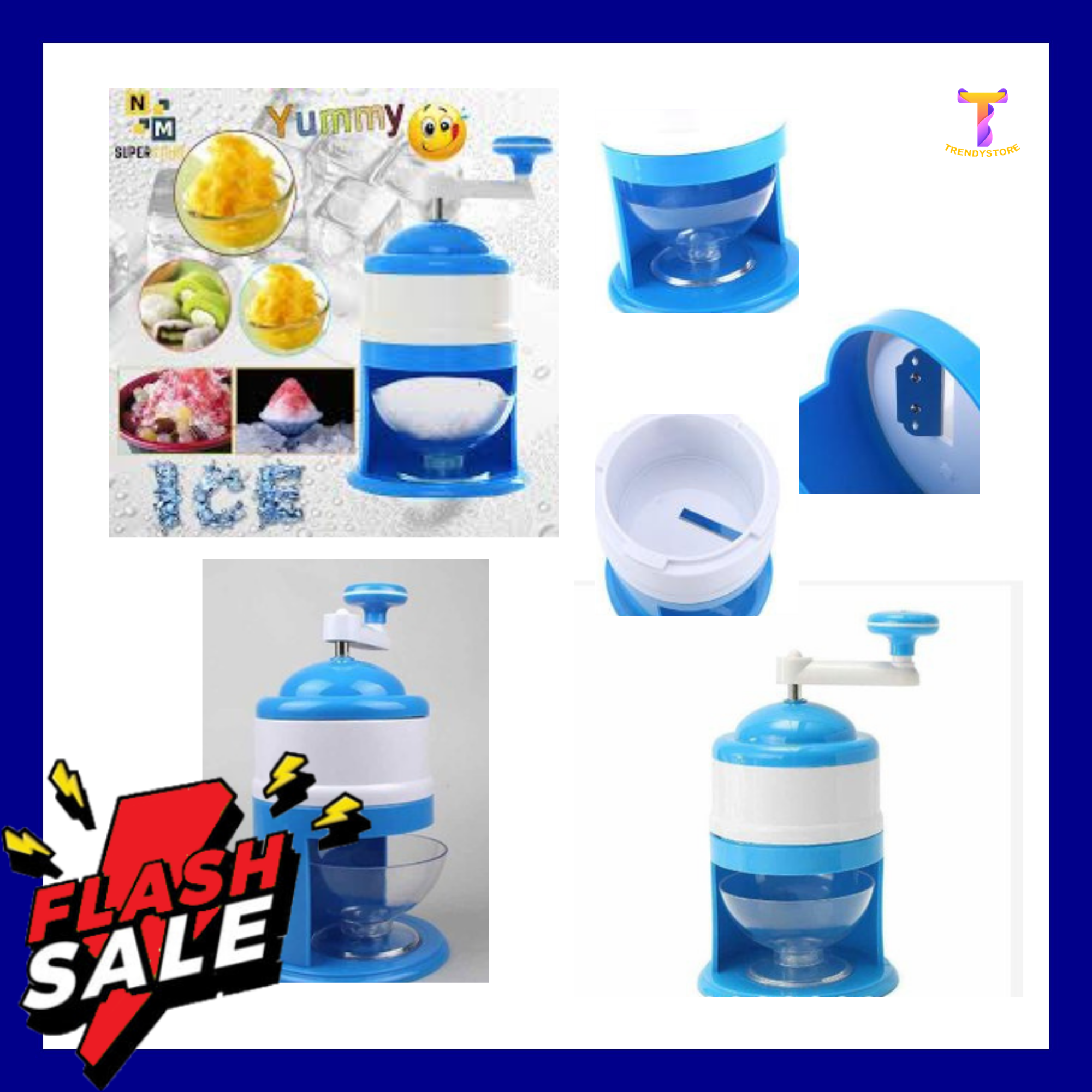 LST BEST SELLER Manual Ice Crusher Hand Shaved, Ice Machine For Shaved