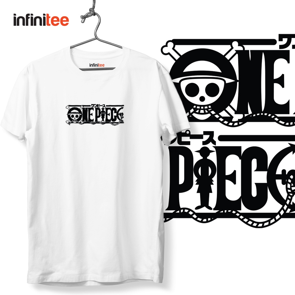 Infinitee One Piece Logo Anime Manga Wano Shirt in White Tshirt For Men  Trendy Women Unisex T shirt | Lazada PH
