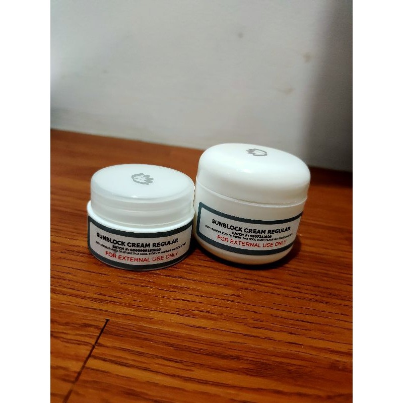 Korean face cream Derming Sunblock Cream 10g and 20g COD support