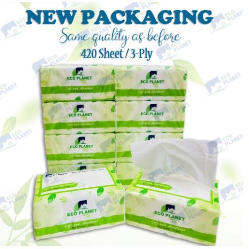 Hot Search Chenyuan Ecoplanet Sheets Ply Per Pack Disposable Inter Folded Facial Tissue