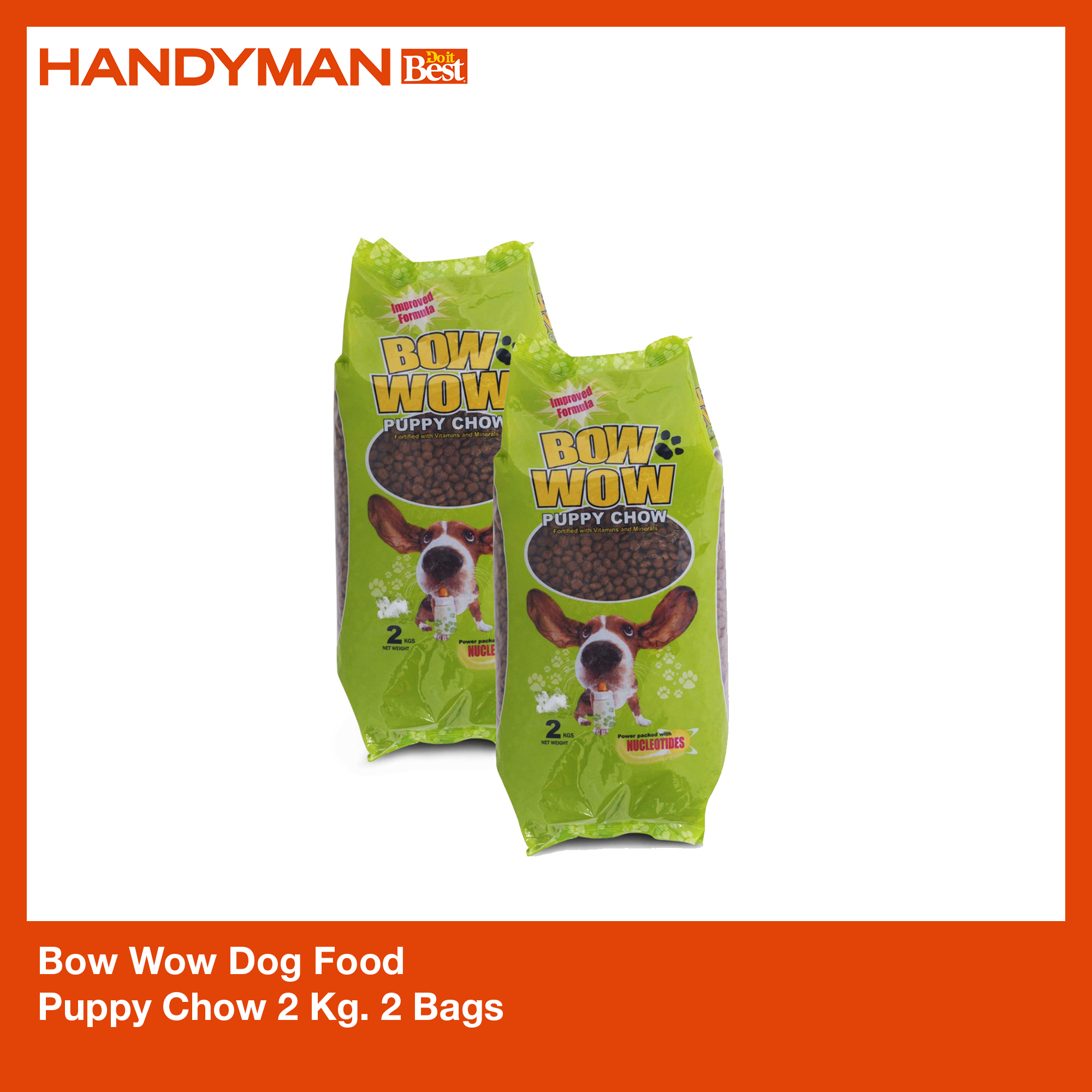 bow wow dog food puppy