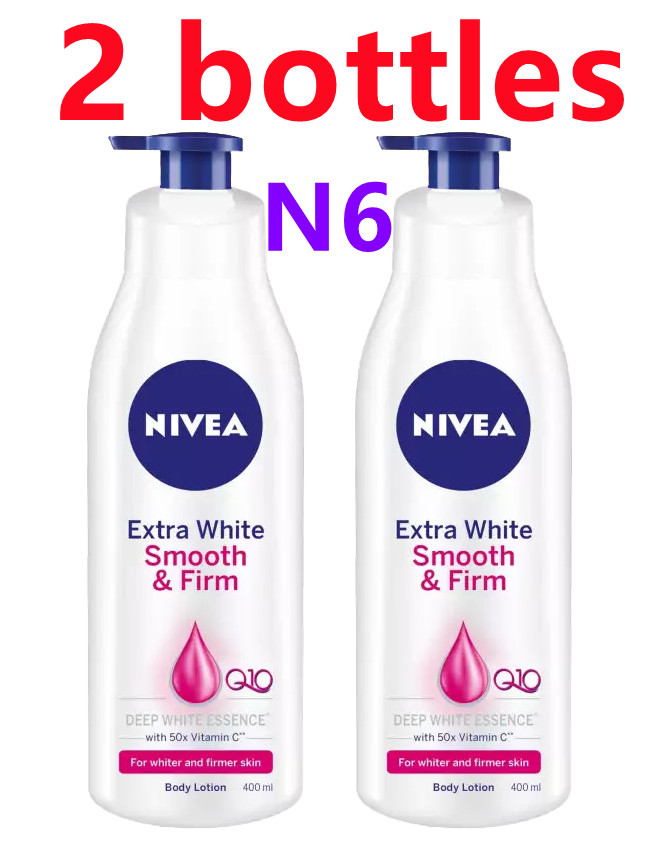 2 bottles Nivea Extra White Smooth and Firm with Q10 Deep White Essence