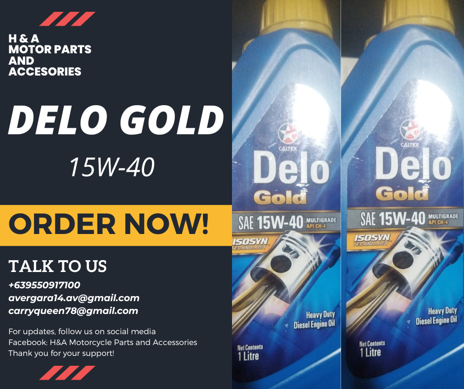 Caltex Delo Gold Multigrade Diesel Engine Oil SAE 15W40 1L ( 1 liter ) Lazada PH