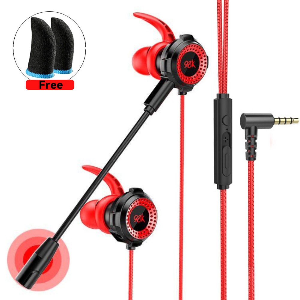 Gaming Earphones Original G2000 6D Sound Bass Wired Headset Inear