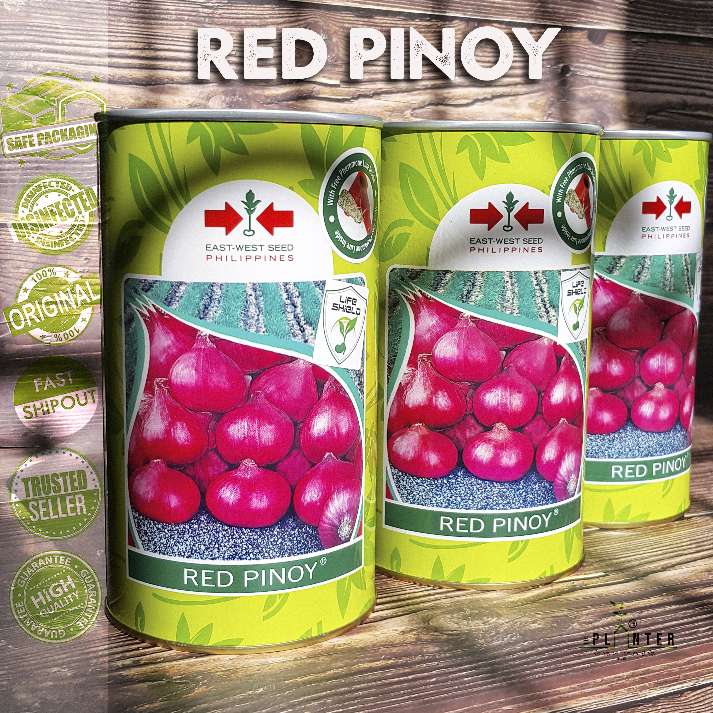 SUPER & RED PINOY VARIETY ONION SEEDS (400g) SIBUYAS EAST WEST SEED
