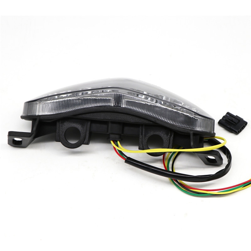 LED Motorcycle Turn Signals Integrated Tail Light Rear Brake Taillight