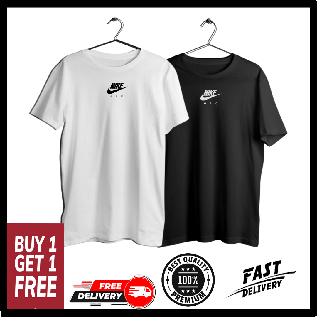 plain white nike t shirt mens