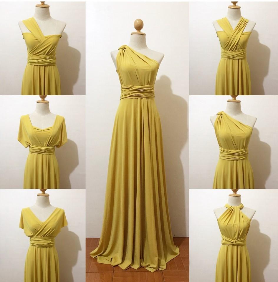 Infinity Dress Mustard Yellow (Adult ...