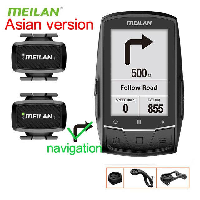 meilan m1 gps navigation bike computer