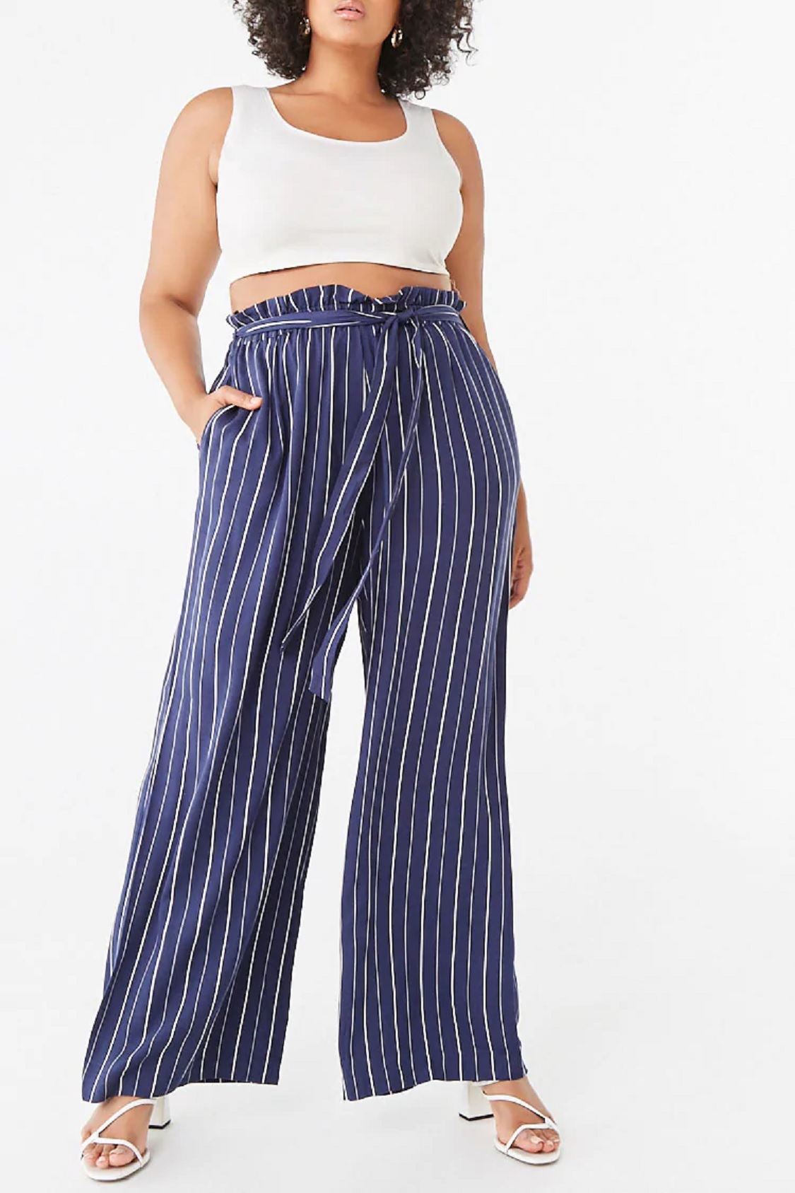 plus paperbag trousers