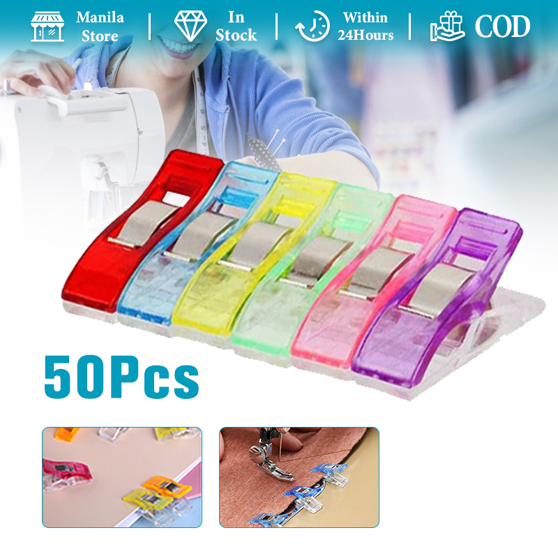 50pcs Quilting Clips and Sewing Fabric Clips for Sewing Binding