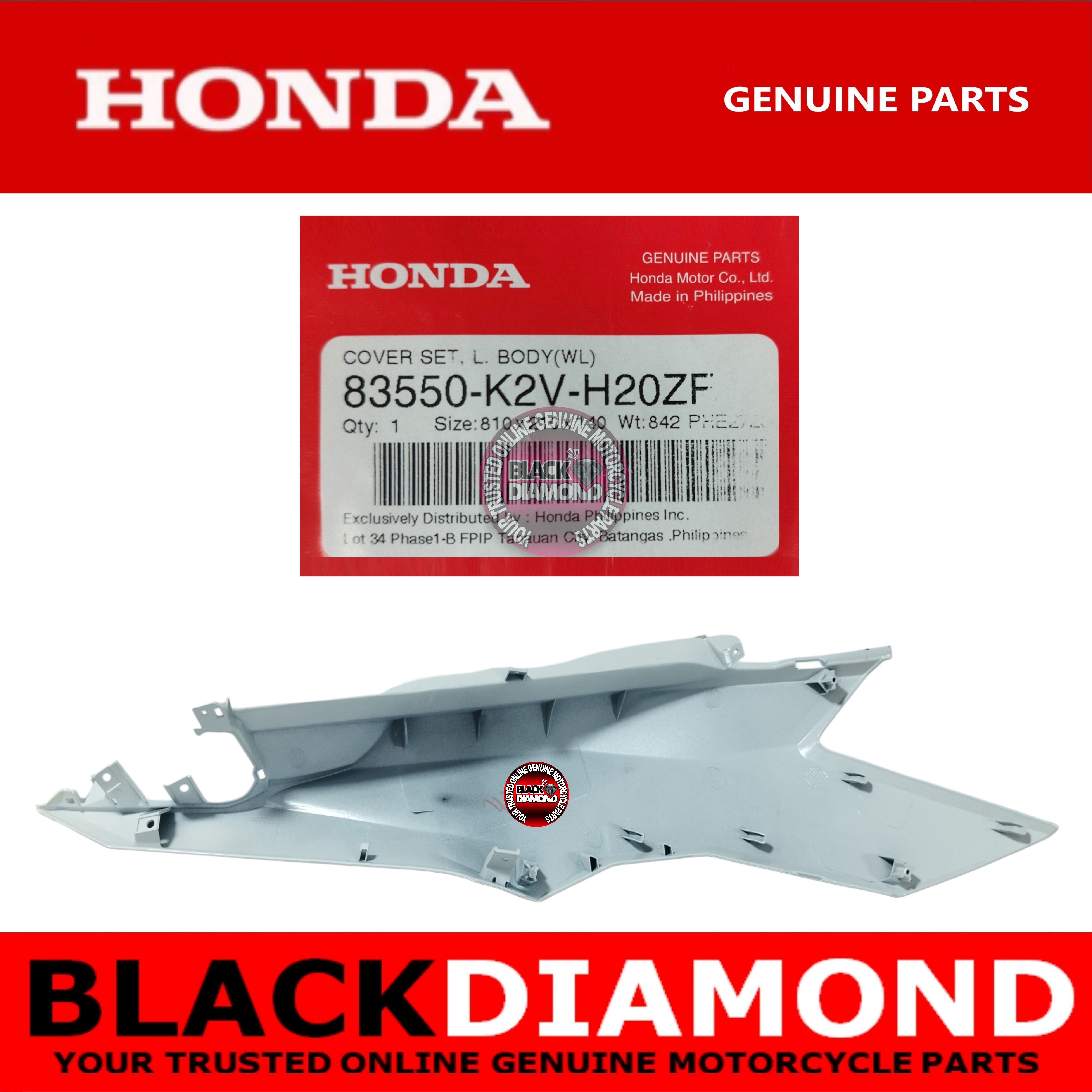 JOEY - ORIGINAL HONDA CLICK 125i VERSION 3 | BODY SIDE COVER