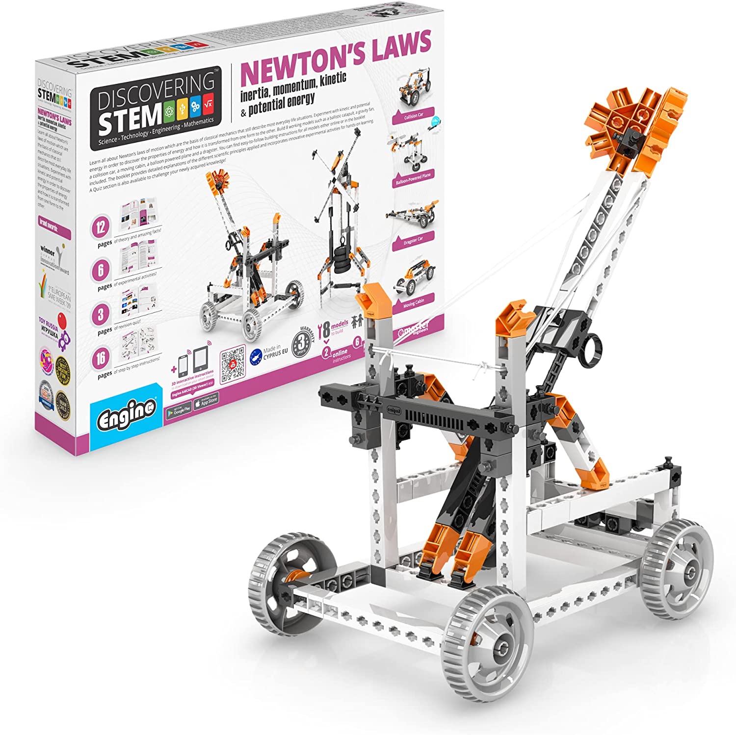 Engino- Stem Toys, Educational Toys for Kids 9+, Newton's Laws