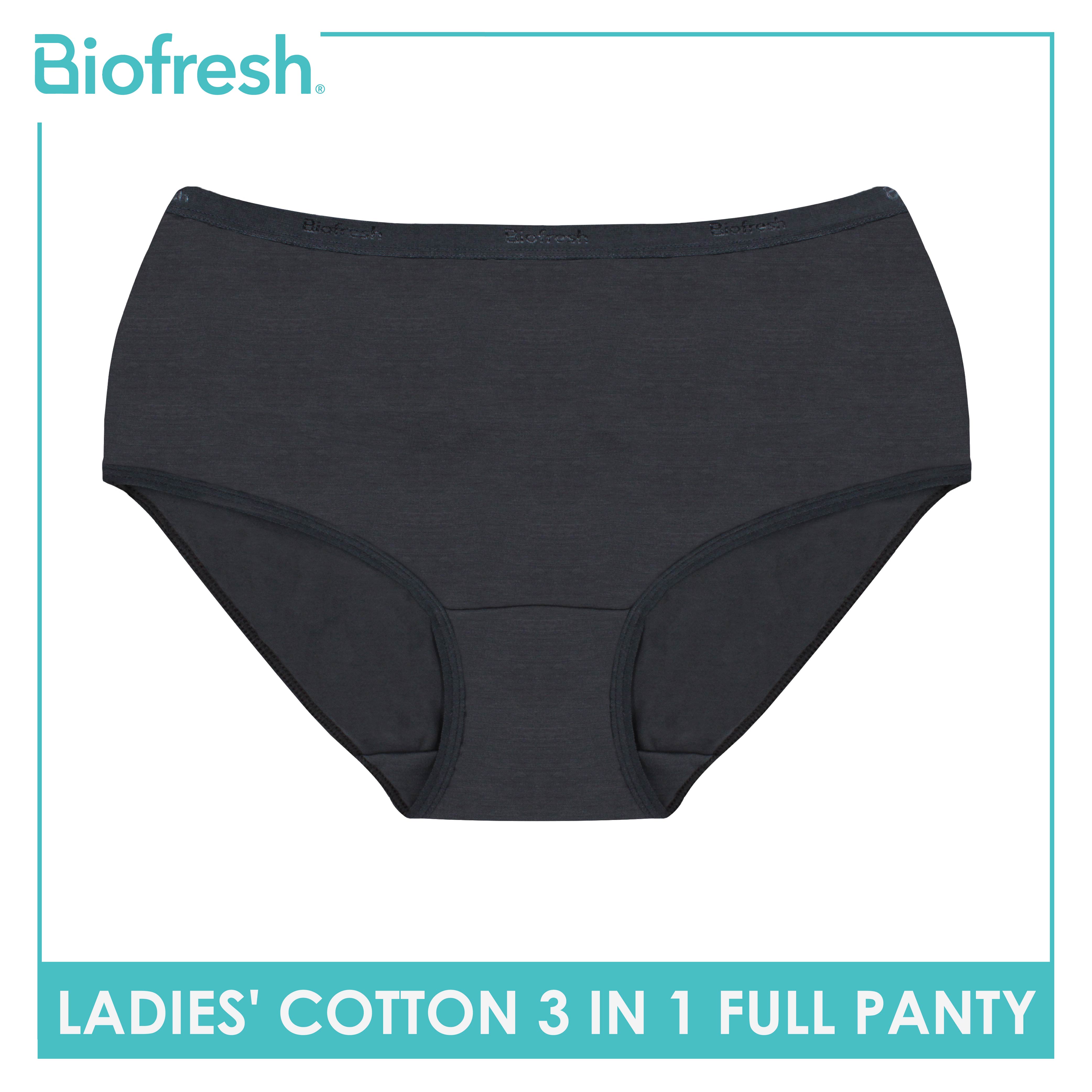Biofresh Ladies' Antimicrobial Modal Cotton Boyleg Panty 3 pieces in a pack  ULPBG14