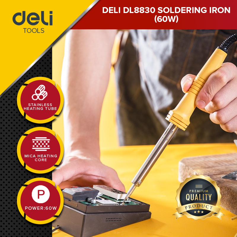 Deli Original Soldering Iron Tin Wire Set 30W/60W Soldering Lron Kit