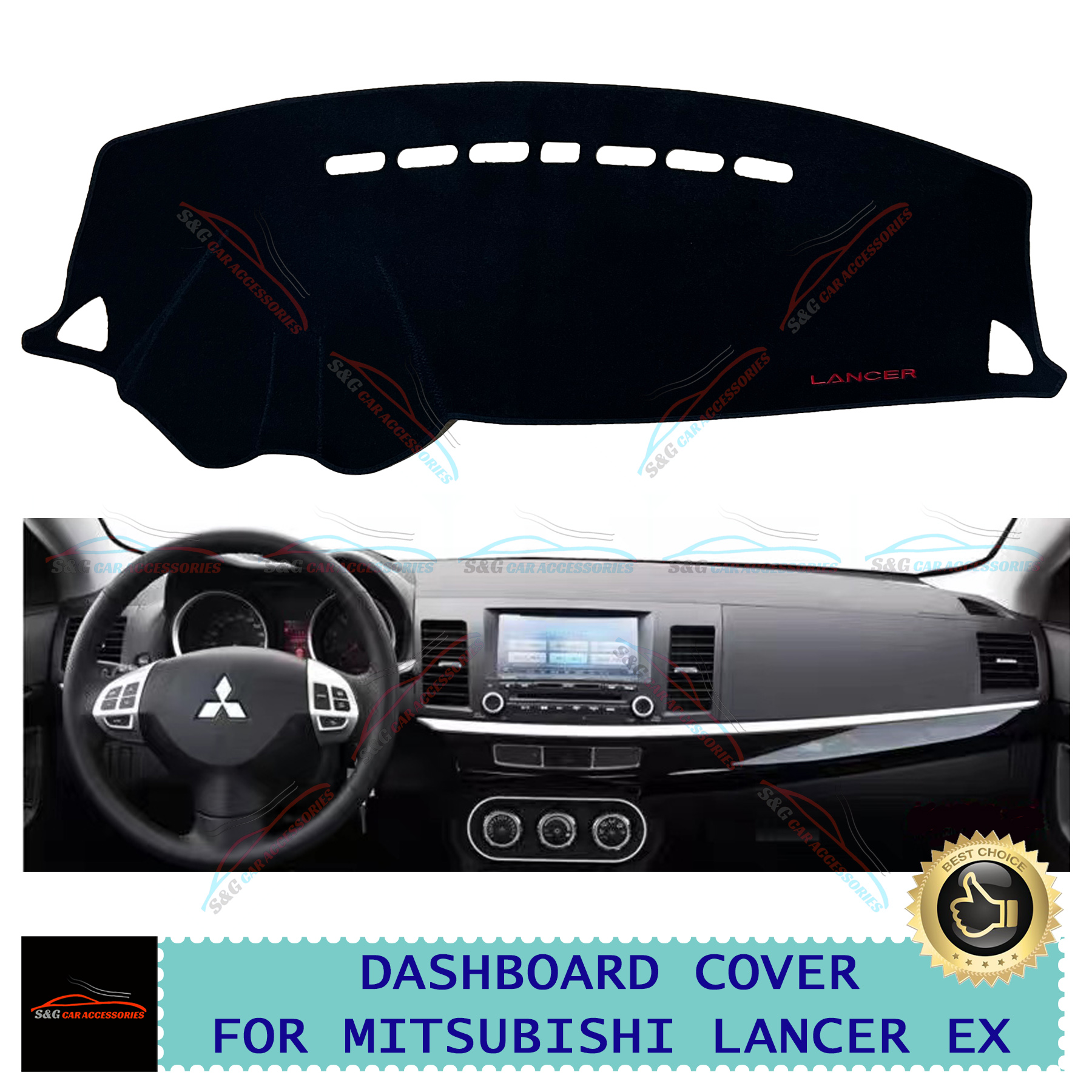 Mitsubishi lancer store dash mat