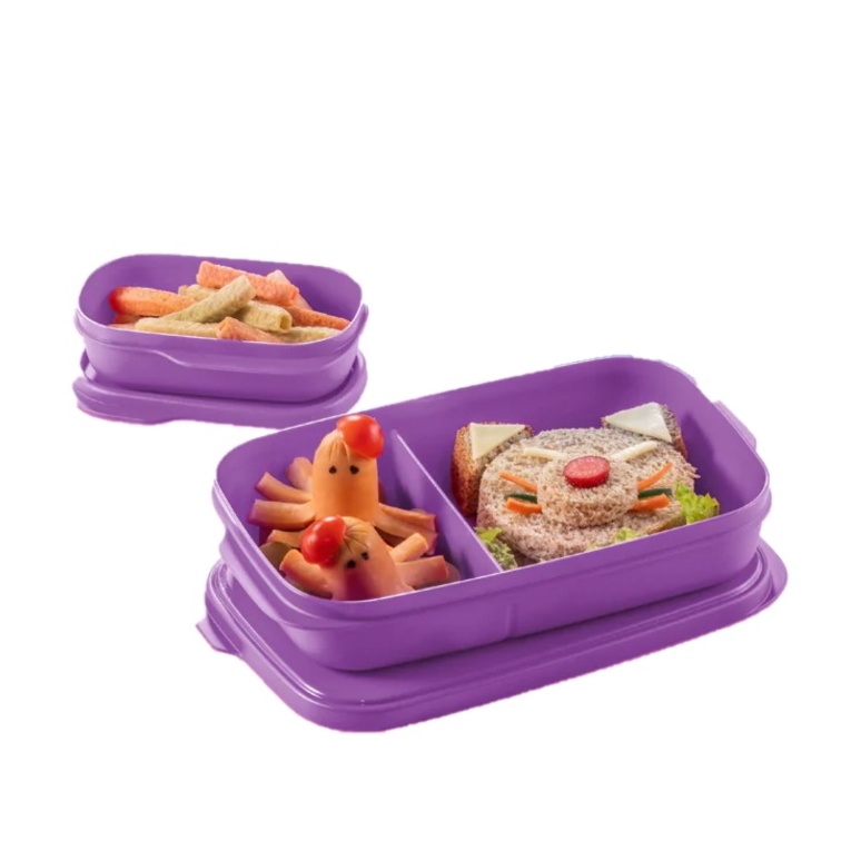 Tupperware Tupper Slim Lunch Box With Micky Mouse Kids Design, 590 ml /  19.95 fl oz