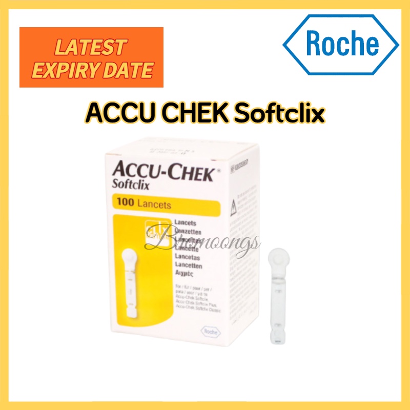 Roche AccuChek Softclix 100 Lancets/ 200 Lancets 0.4mm 28G / Accu