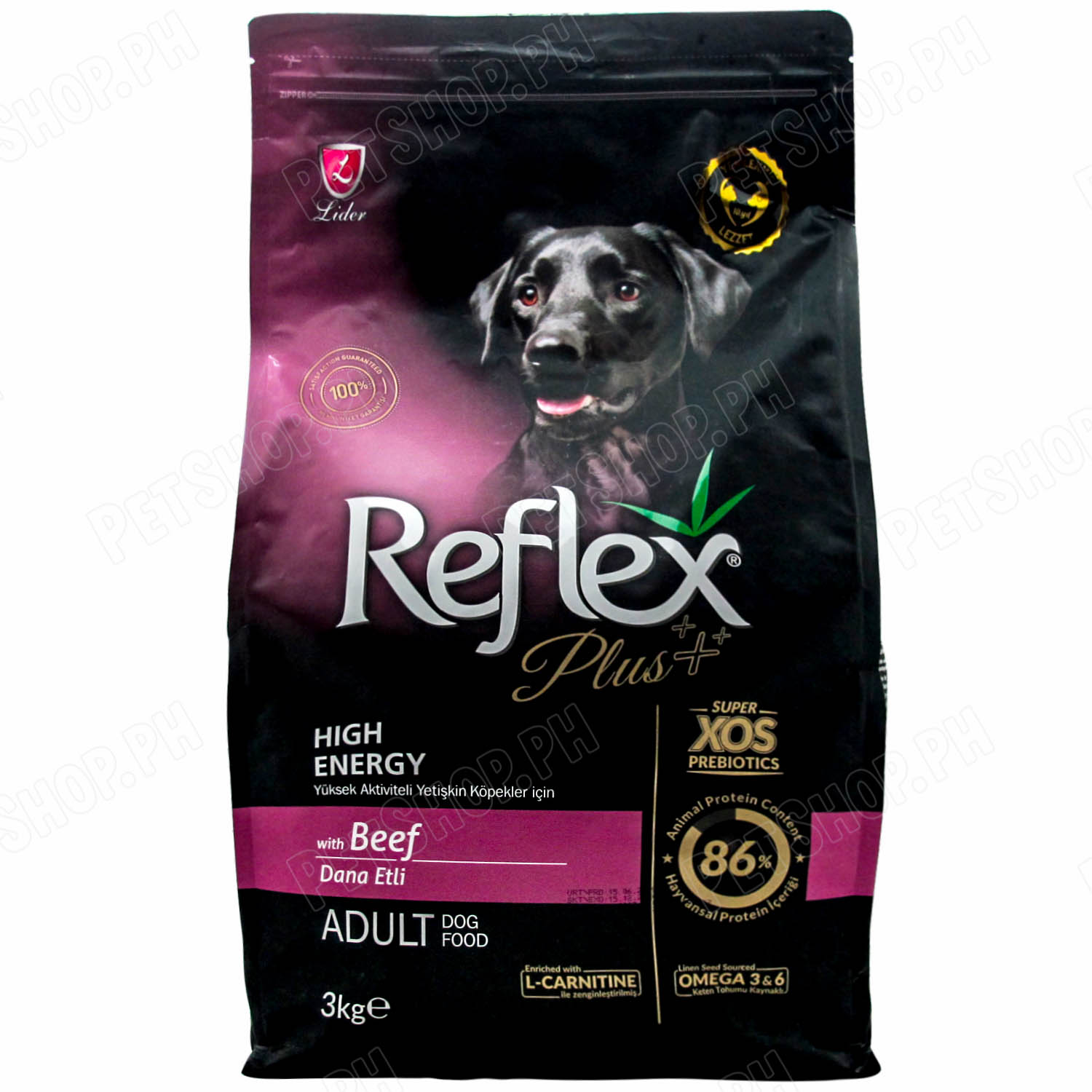 reflex dog food price