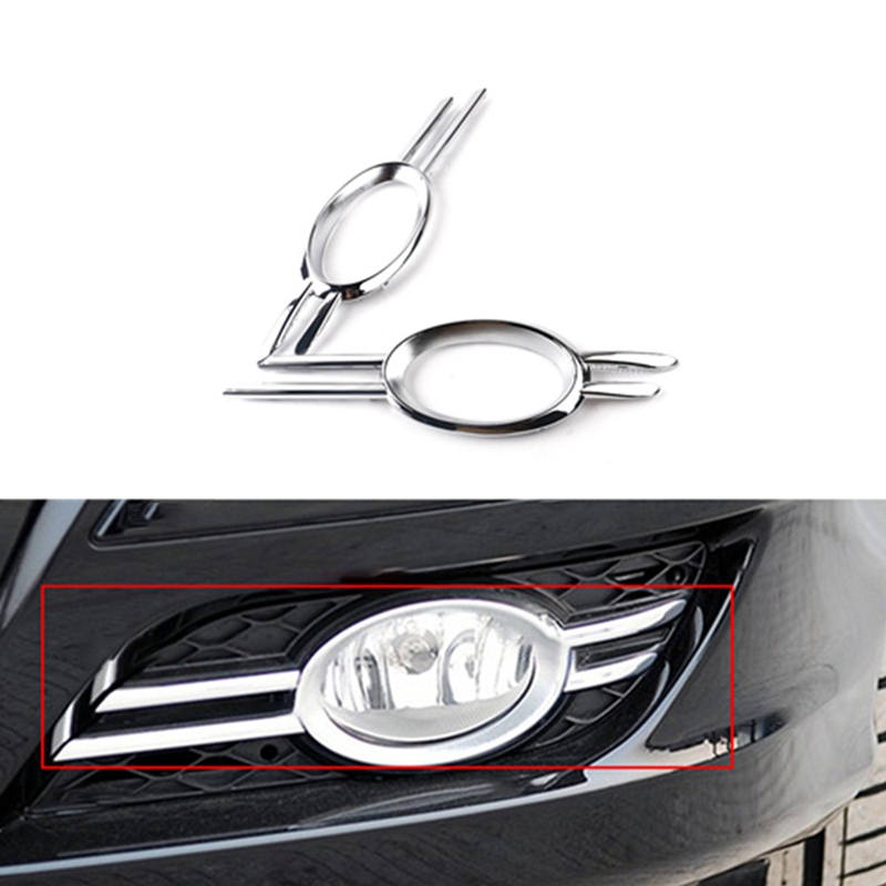 Left Side Fog Light Grill Chrome Trim Cover For Mercedes E-Class W211 E320 E350 E550