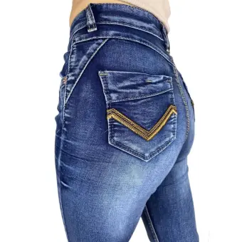 womens high waisted acid wash jeans