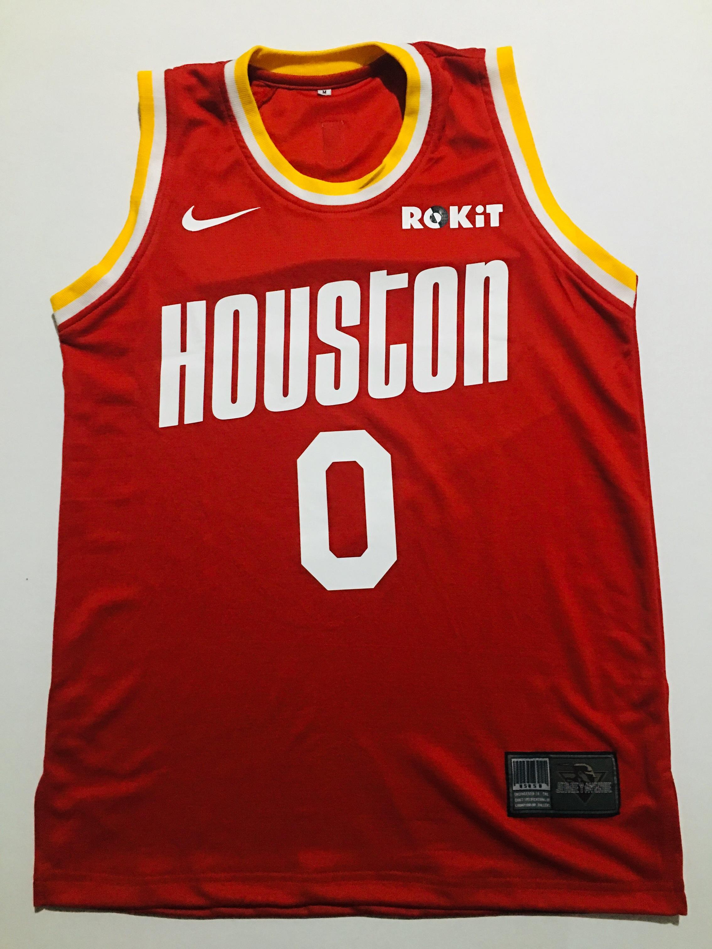 westbrook houston rockets jersey