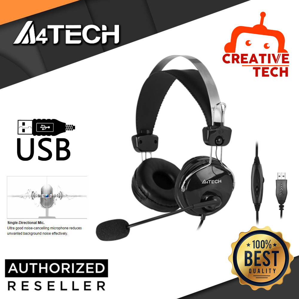 A4TECH HU7P USB HEADSET COMFORTFIT STEREO USB HEADSET Ultra good