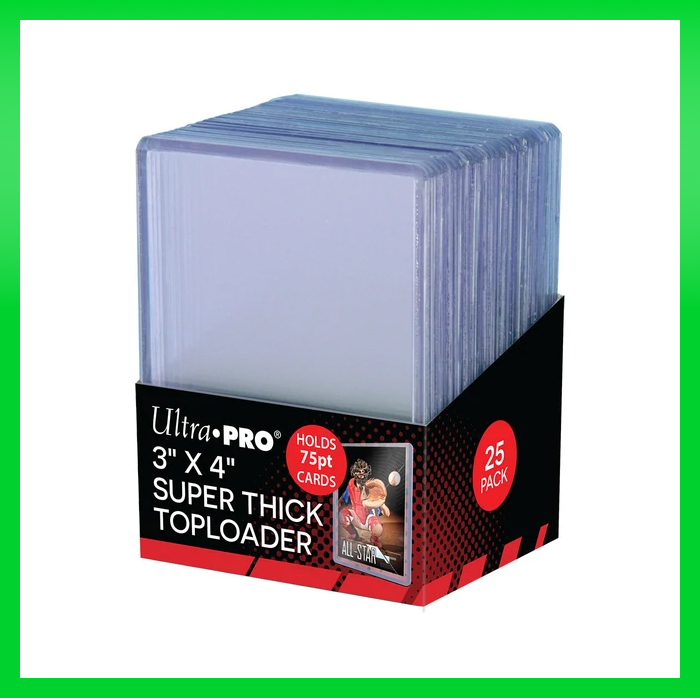 Ultra Pro Toploader Für Super Thick Cards (130pt) – 10 Stück, UV-Schutz, Kratzfest
