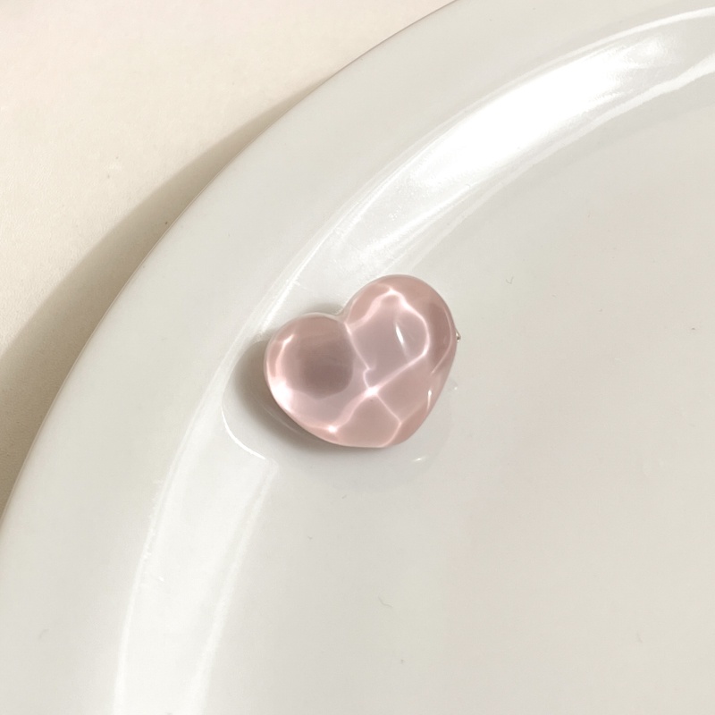Kẹp tóc pink empress hình trái cây trong suốt-intl