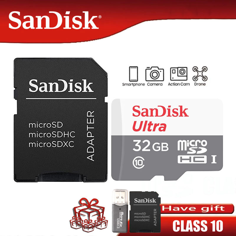 Hoopvol Vuilnisbak Overname SanDisk 8GB 16GB 32GB 64GB 128GB 256GB 1TB memory card Micro TF card SD  card | Lazada PH