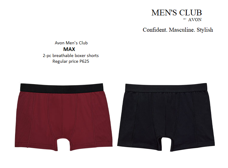 Avon - Product Detail : Max 2-pc Breathable Boxer Shorts