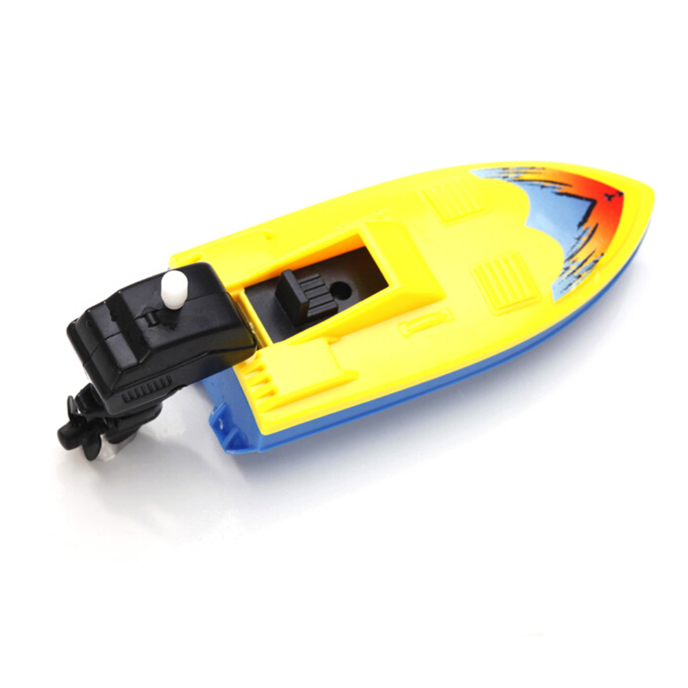 WXGR 1 PC 1 PC ฤดูร้อนสระกลางแจ้งเรือของเล่นม้วนขึ้นว่ายน้ำเรือยนต์ของเล่นสำหรับเด็ก