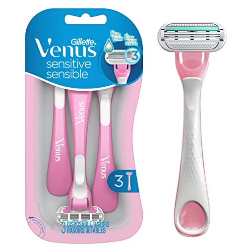 Gillette Venus Sensitive Sensible 3 Disposable Razors 1 Set Lazada PH