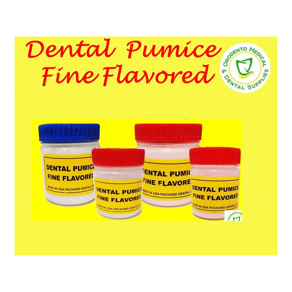 ORODENTO DENTAL PUMICE FINE STRAWBERRY & MINT FLAVORED 110 GRAMS