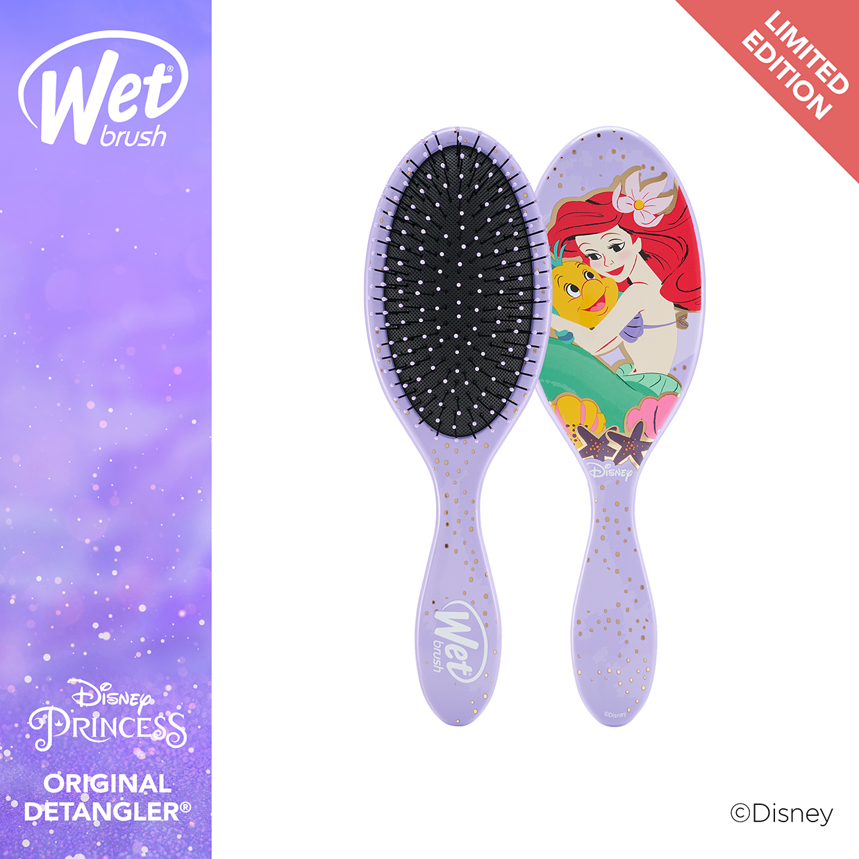 Wet Brush Original Detangler Hair Brush Ultimate Disney Princess