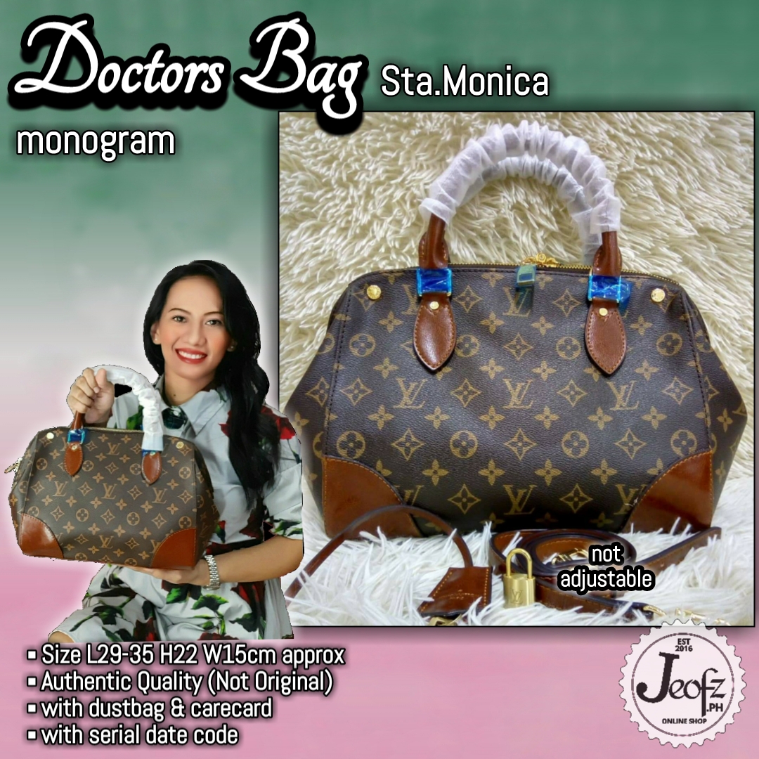 L-V Doctors Bag (sta.monica) with lock & keys and sling