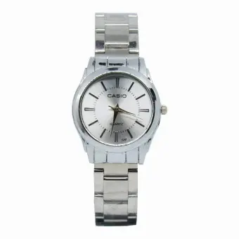 casio quartz silver