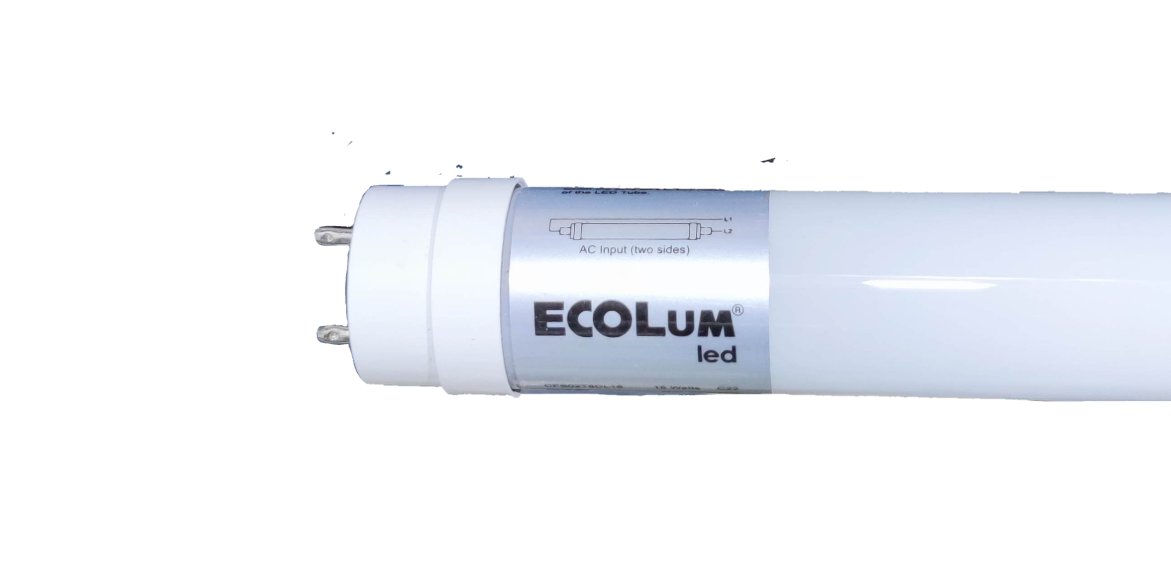 18W LED Fluorescent Lamp 1.2M length Double Ended 220V AC ( Ecolum