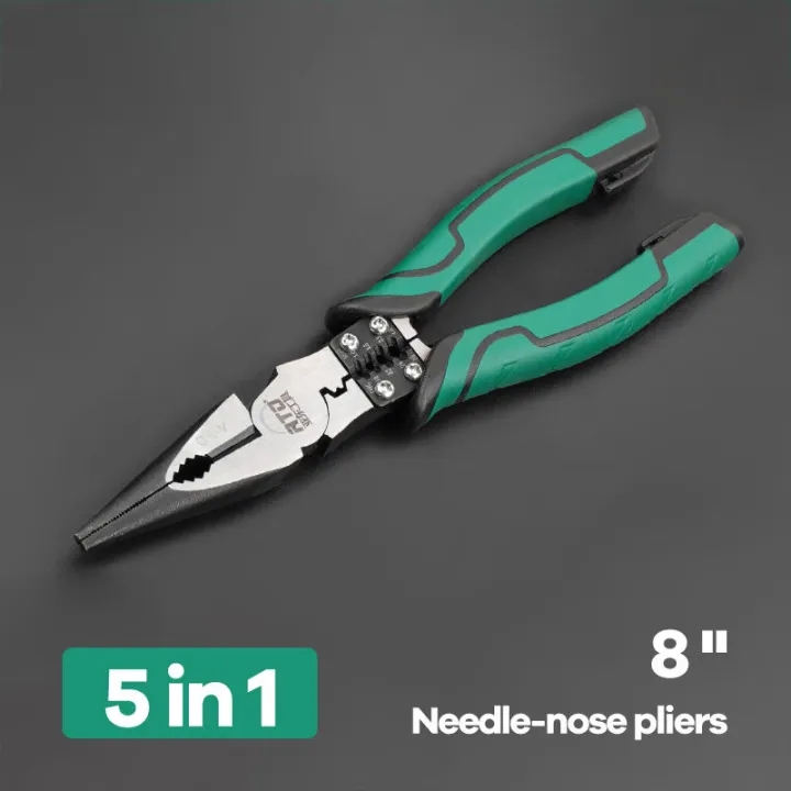 ZrgGea 6-in-1 Electrician Pliers - 9-Inch Needle Nose Pliers For Crimping, Stripping & Cutting - View #14