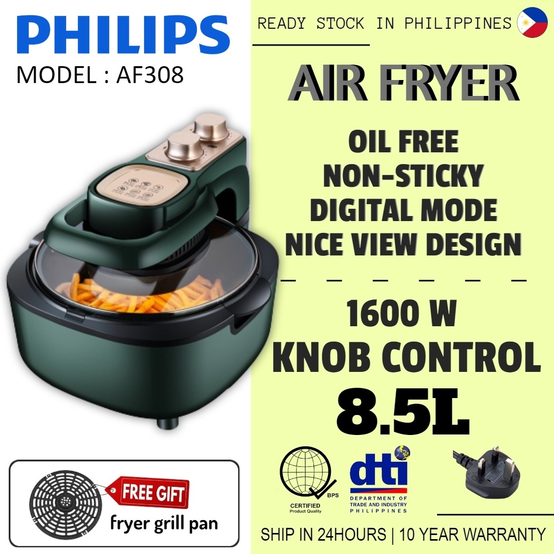 READY STOCK🔥 Air Fryer 3.5L Large Capacity Touch Screen NonStick Air