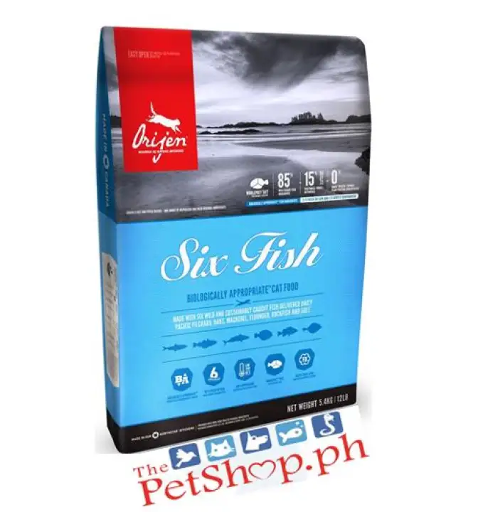 Orijen Six Fish For Cats 5 4kg Lazada Ph