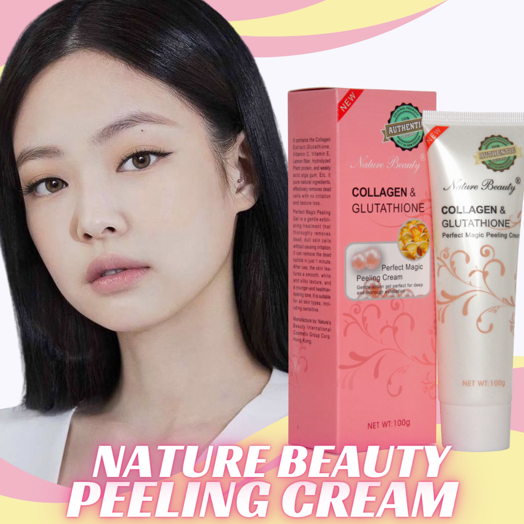 NATURE BEAUTY COLLAGEN & GLUTATHIONE- Nature Beauty Collagen and Glutathione  perfect magic peeling cream, Gently action gel perfect for deep and  thorough exfoliation 100gNATURE BEAUTY COLLAGEN & GLUTATHIONE- Nature  Beauty Collagen and