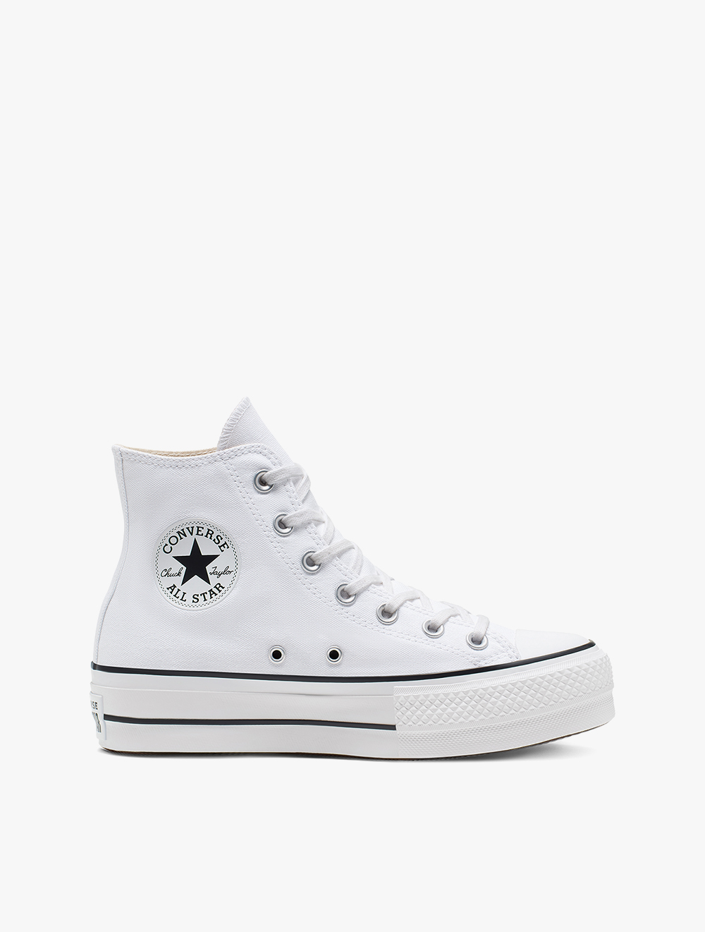 CONVERSE WOMEN'S CHUCK TAYLOR ALL STAR PLATFORM CANVAS SNEAKERS - WHITE ...