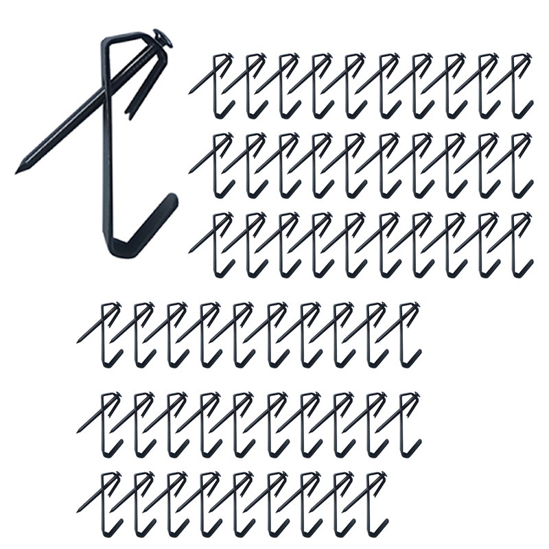 Picture Hanging Hooks with Nails Kits Black Photo Frame HookWall