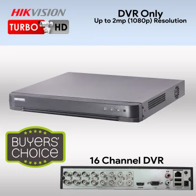 HIKVISION TURBO HD DVR 16 CHANNEL with or w/o HDD Hard Disk (500GB, 1TB, 2TB) up to 2mp(1080p)