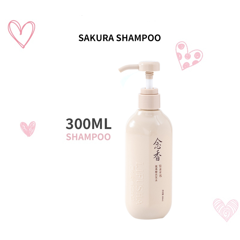 Original Japan Sakura Shampoo and Conditioner Organic Shampoo Thick and