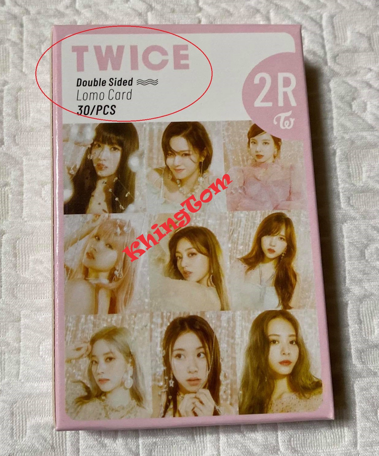 Fanstown Twice Kpop Member Birthday Necklace with lomo Cards Jihyo