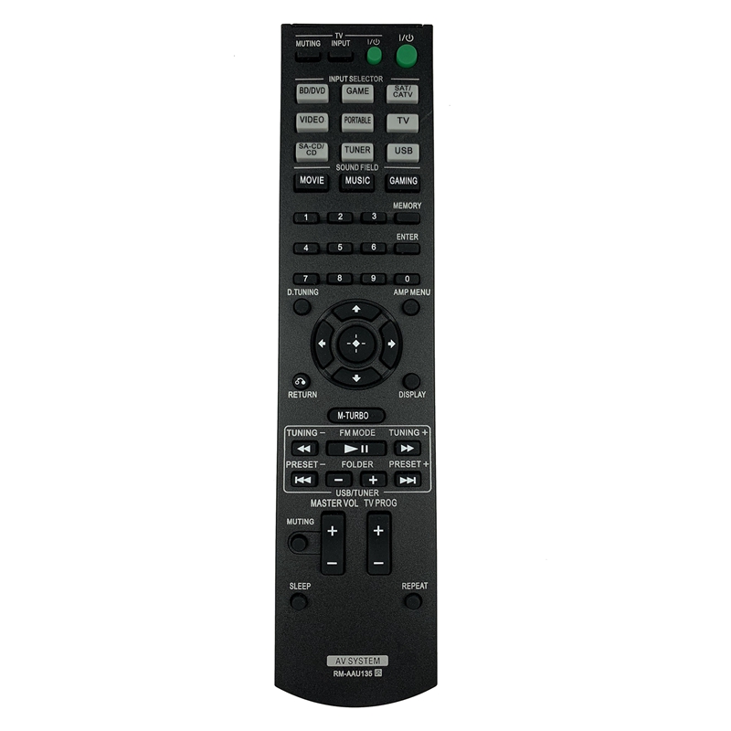 Rm-aau135 remote control for sony str-km3 str-km5 aau136 ss-msp7m power amplifier remote control replacement